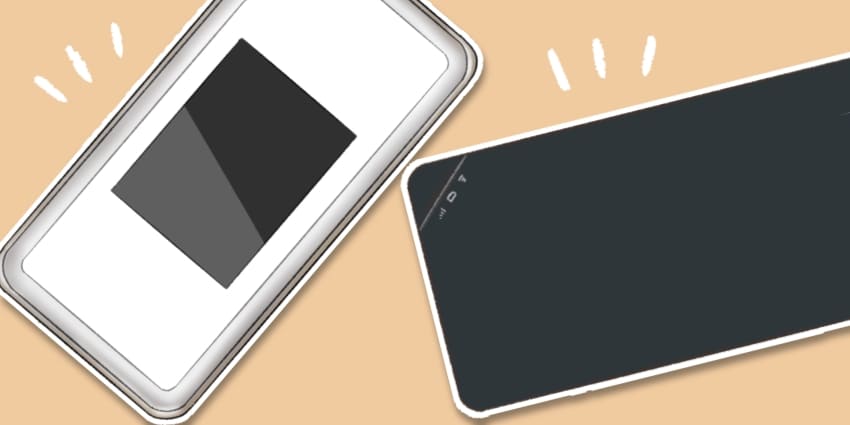 モバイルWiFiのイラスト
