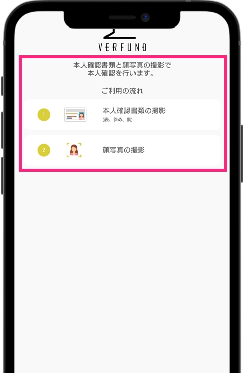 ベルファンド 本人確認書類を提出する