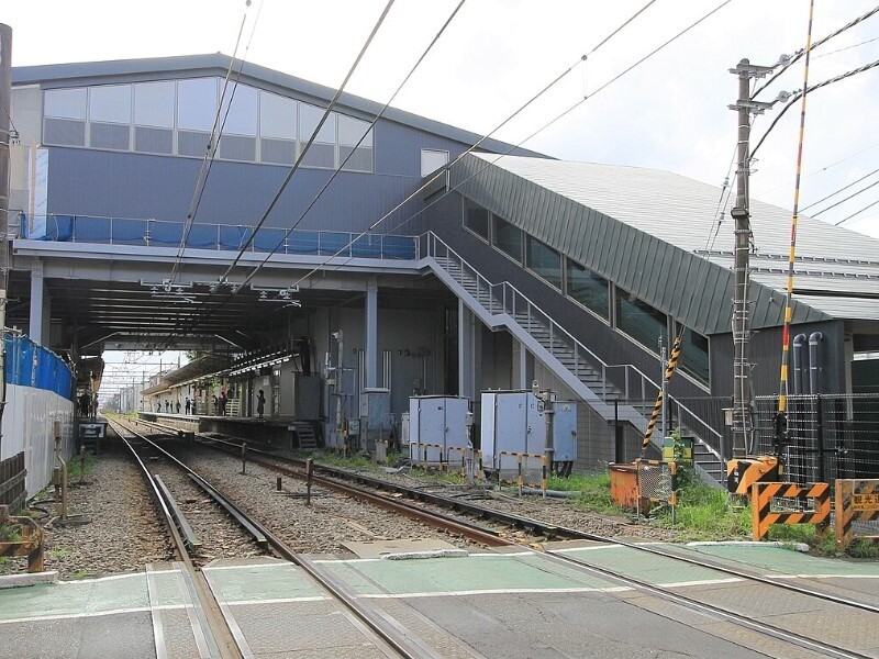 稲田堤駅の風景