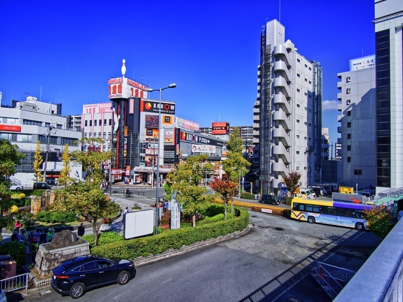 近鉄八尾駅の風景