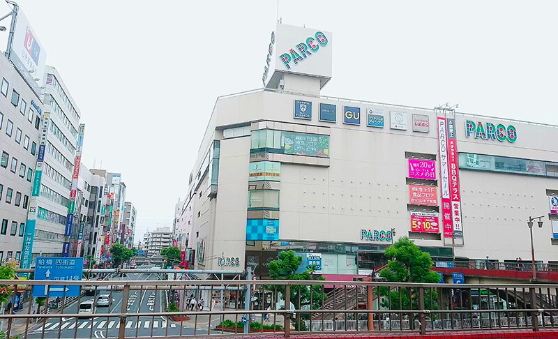 津田沼駅前のパルコ