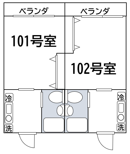 防音性が高い間取りのイメージ