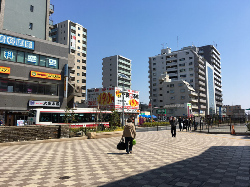 武蔵境駅周辺の様子