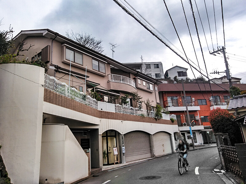 山手駅東側周辺の住宅街