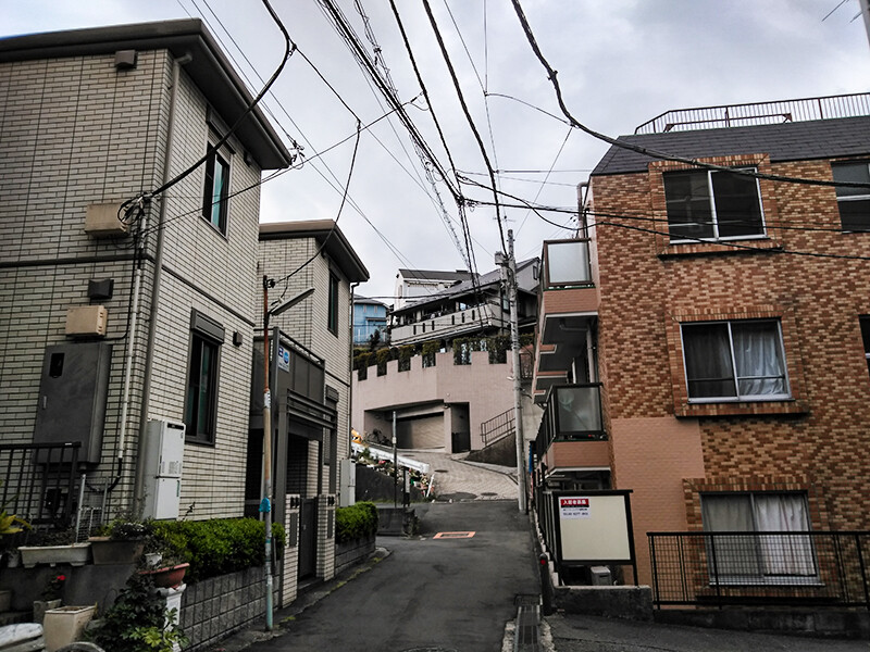 山手駅西側周辺の住宅街