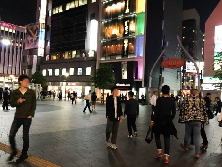 錦糸町駅南口　夜