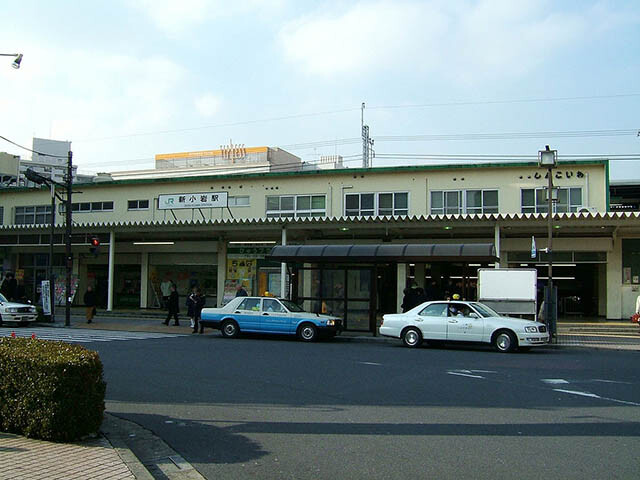 新小岩駅前の様子