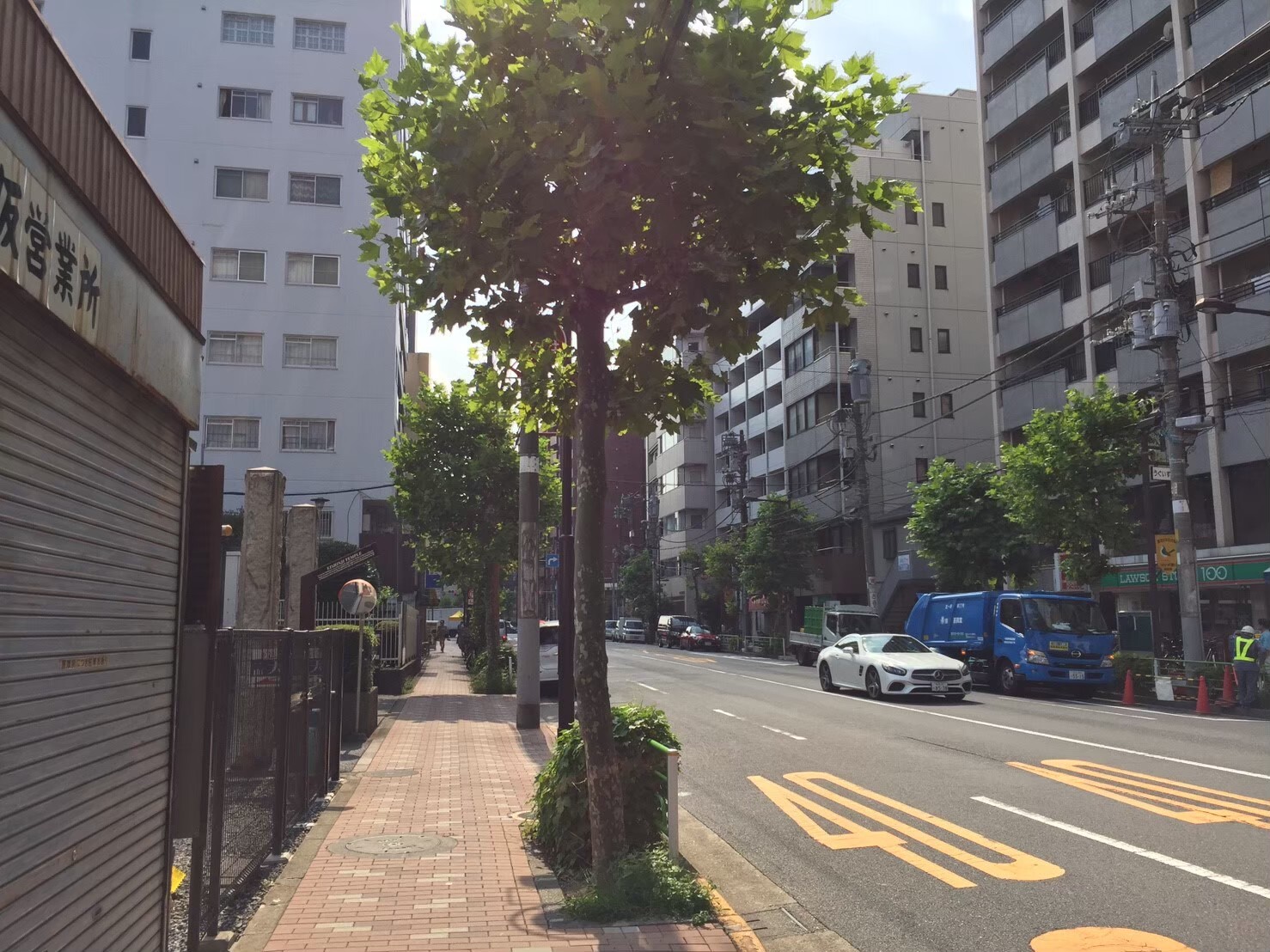 入谷駅から離れた風景