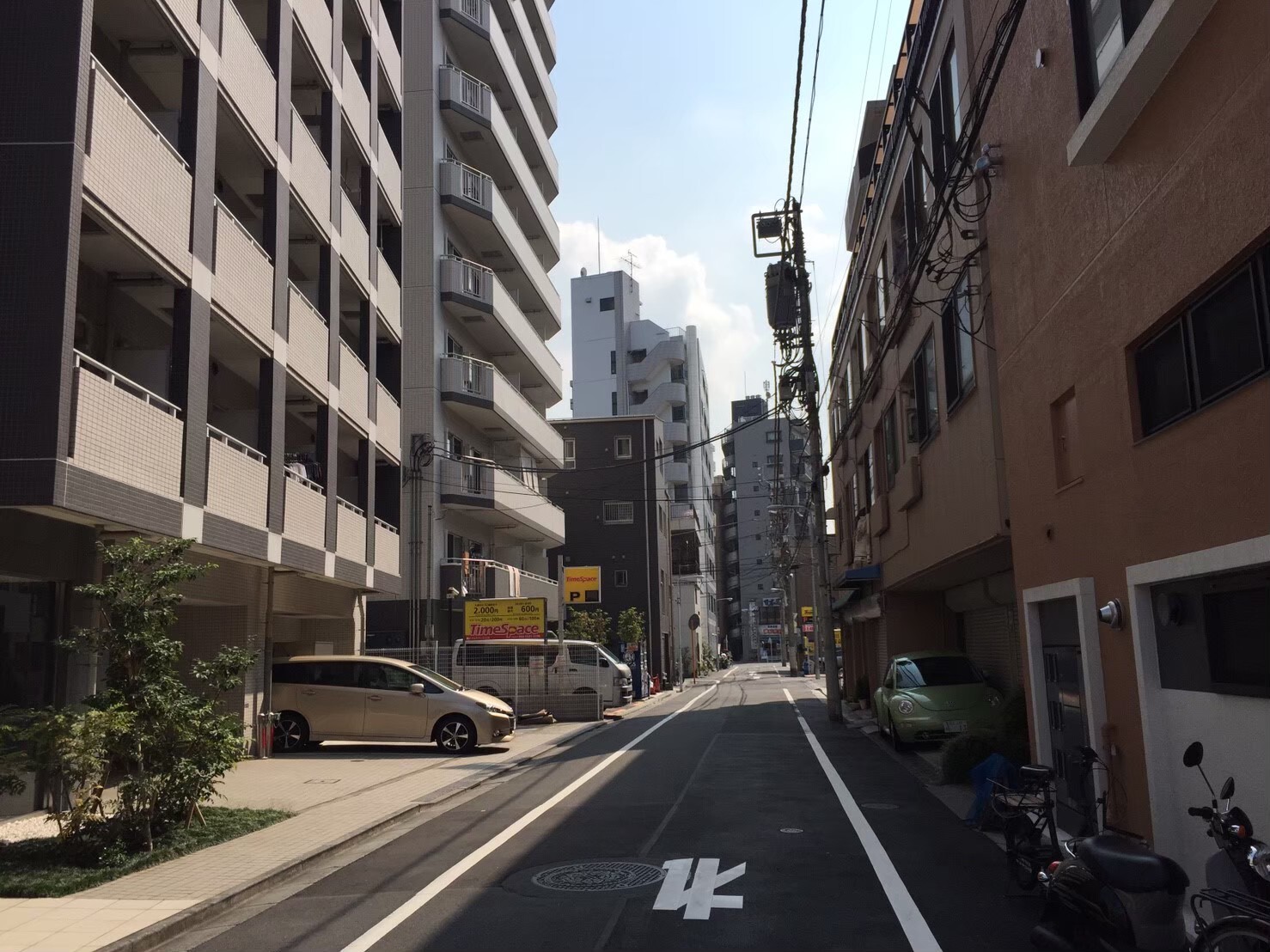 入谷駅近くの住宅街