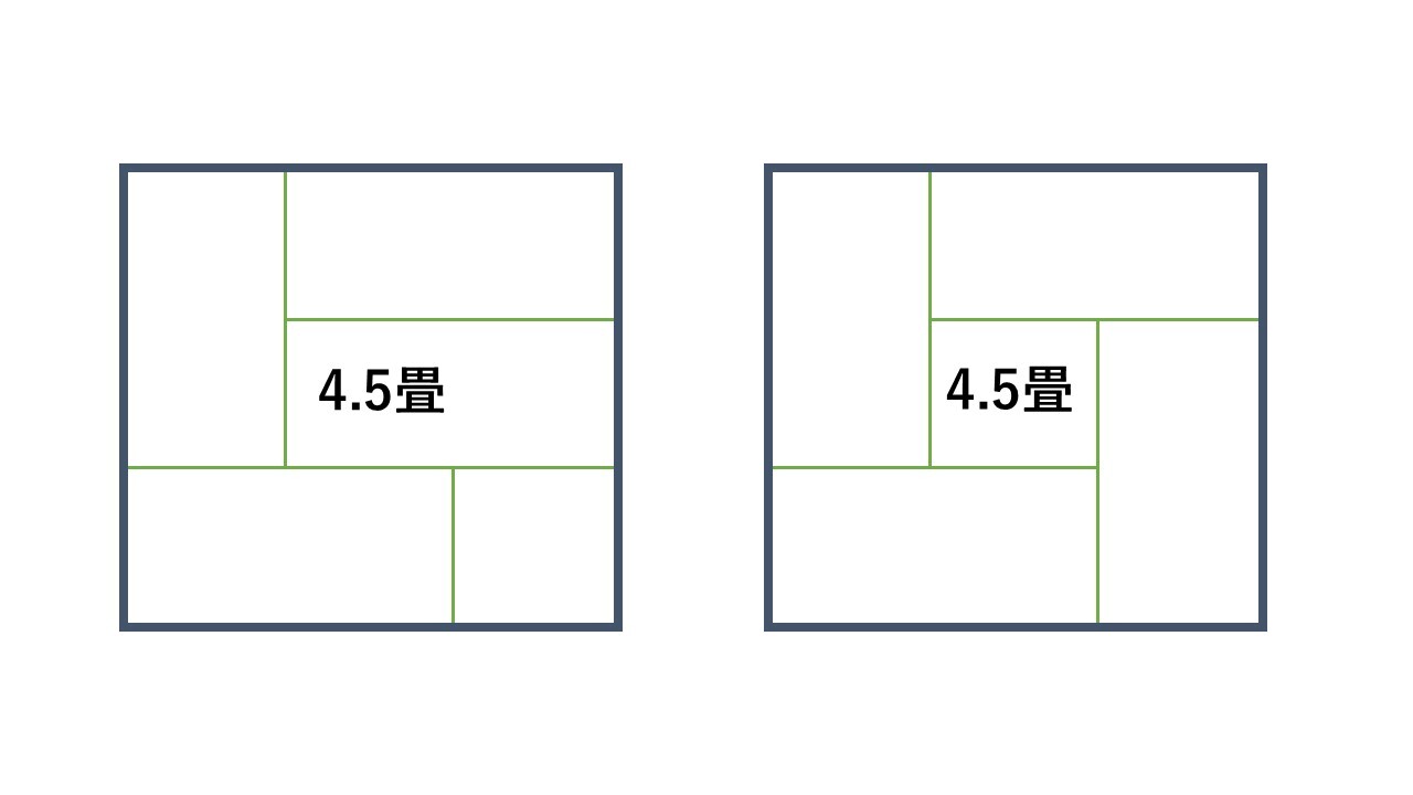 正方形の間取り