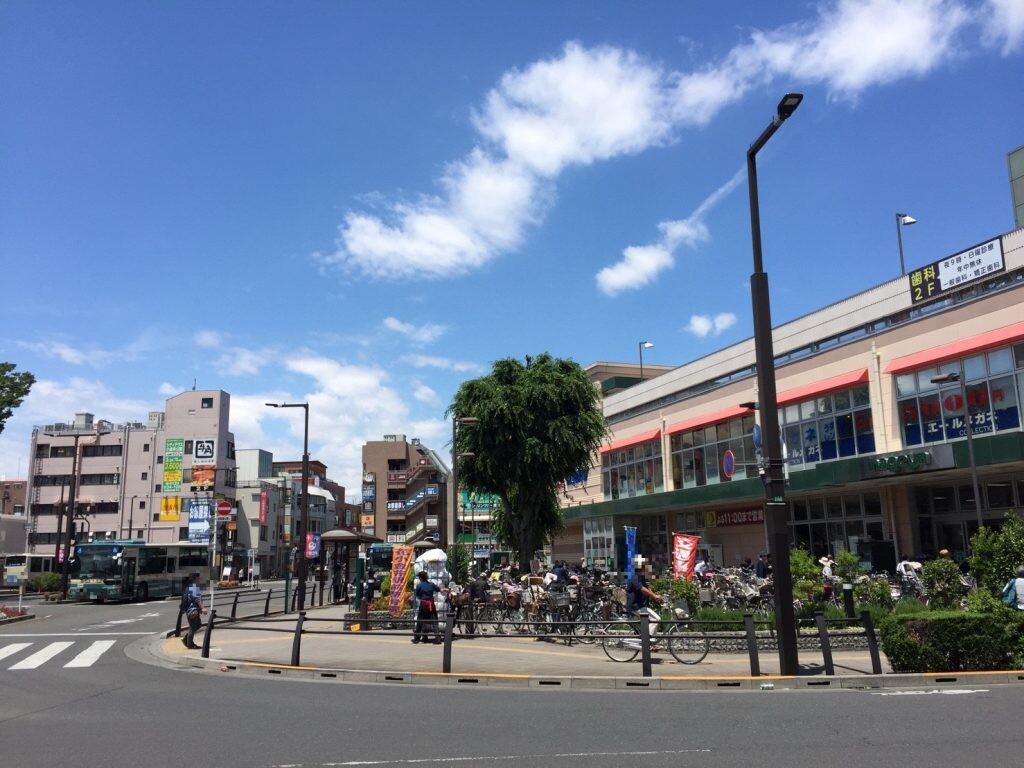 花小金井駅北口大通り沿い