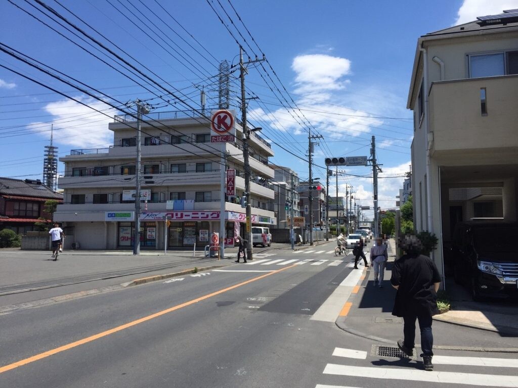 花小金井駅北口駅から離れた場所