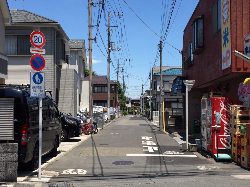 花小金井駅北口住宅街