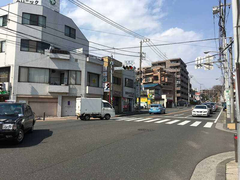 大倉山東側住宅街