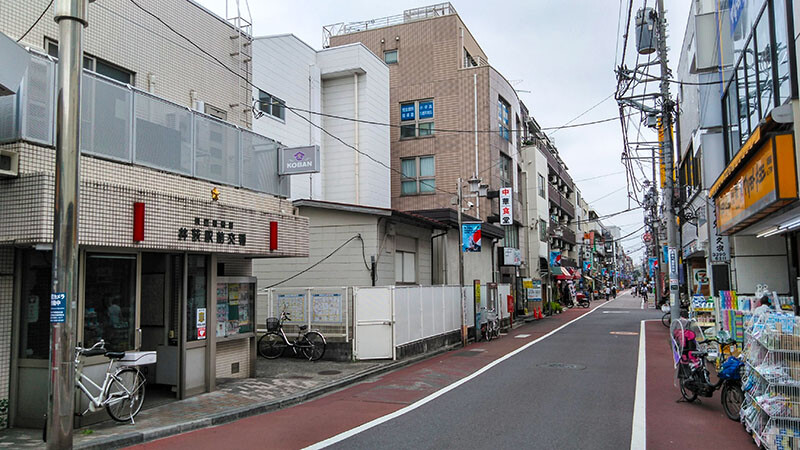 井荻駅周辺の街並み