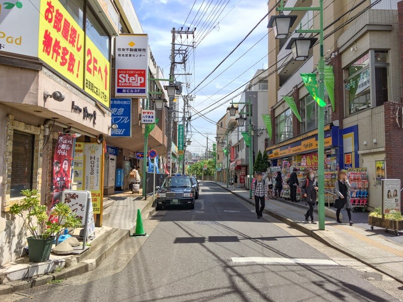 菊名駅東側