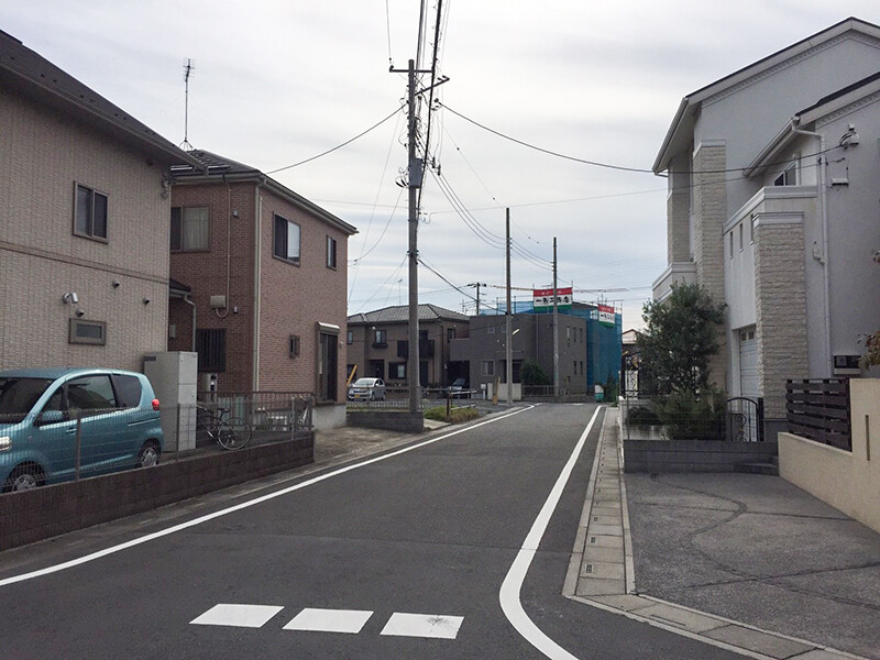 三郷中央駅北側住宅街