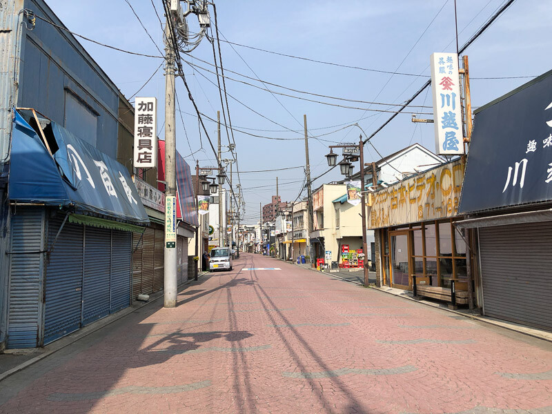 飯能ぎんざ商店街の様子