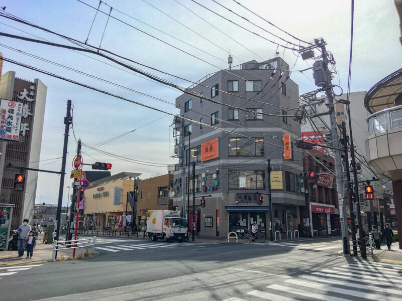 保谷駅周辺の飲食店の様子