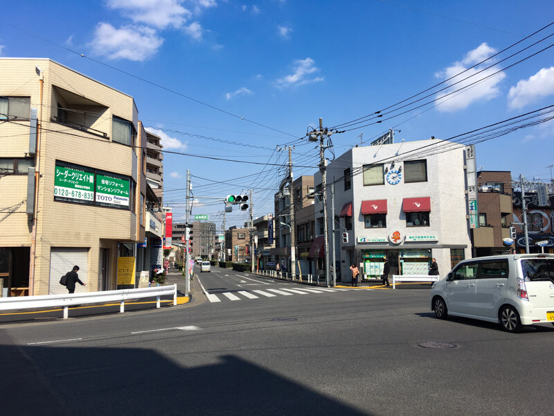 狛江駅北側の住宅街