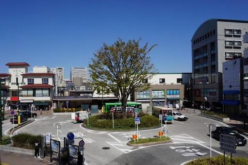 向ヶ丘遊園駅　南口の様子