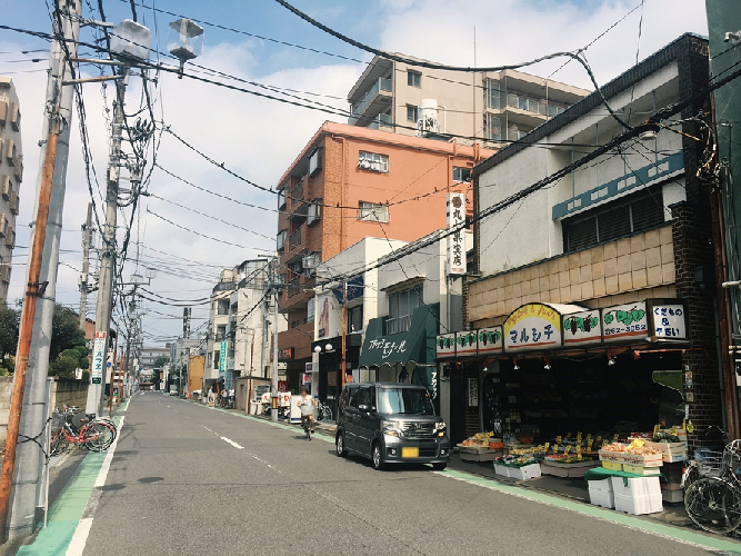 昭和の雰囲気が残る街並み