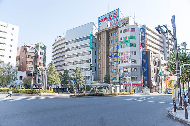 高円寺街のきれいさ