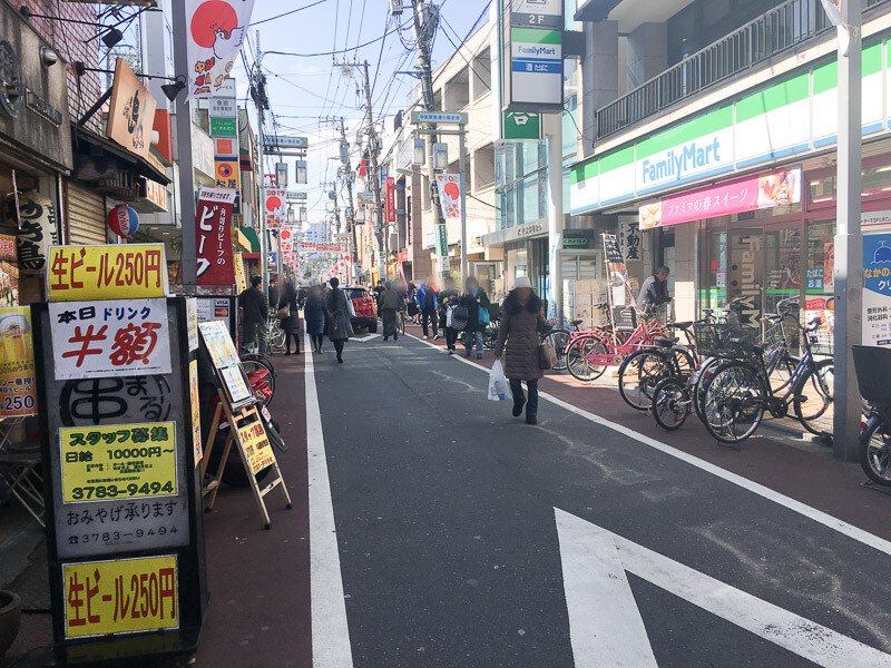 中延駅前通り商店会の様子