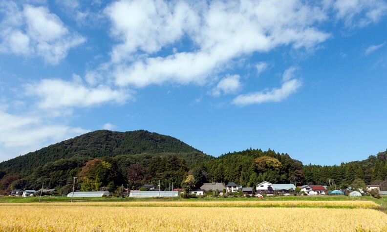 天栄村の風景