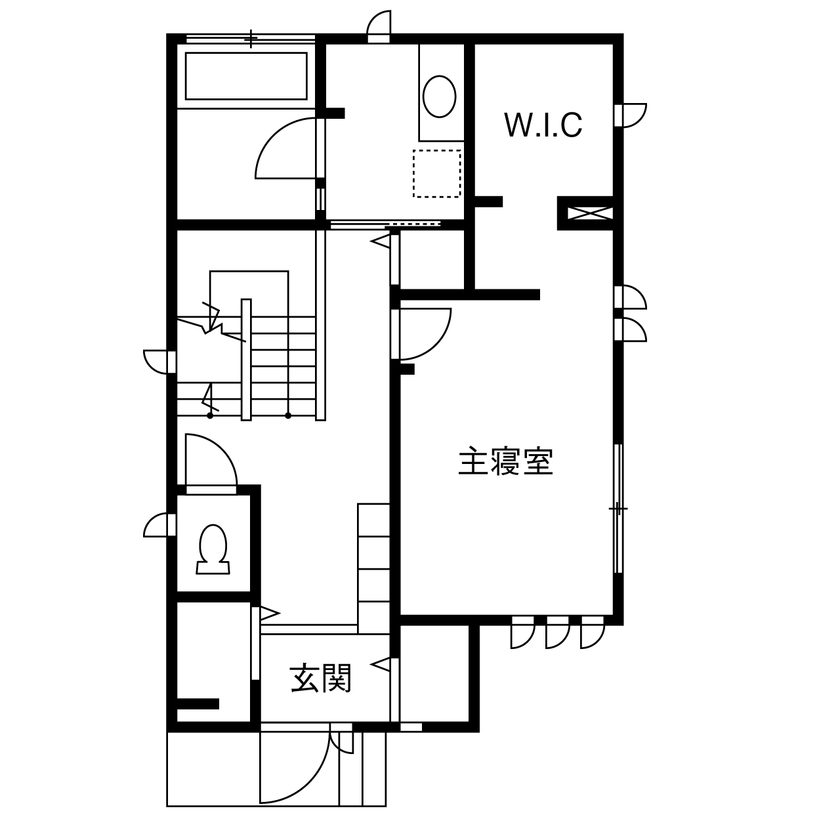 スタイリッシュな3階建て1