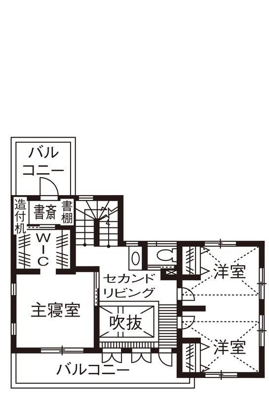 調湿環境の外断熱の家2