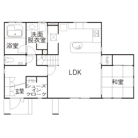 住む人の立場になって設計した家1