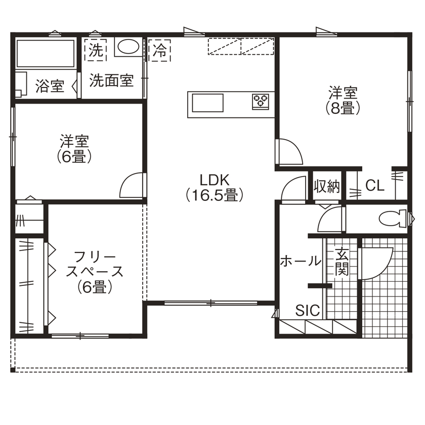 プライバシーを守りながら風通しを確保した住宅 1