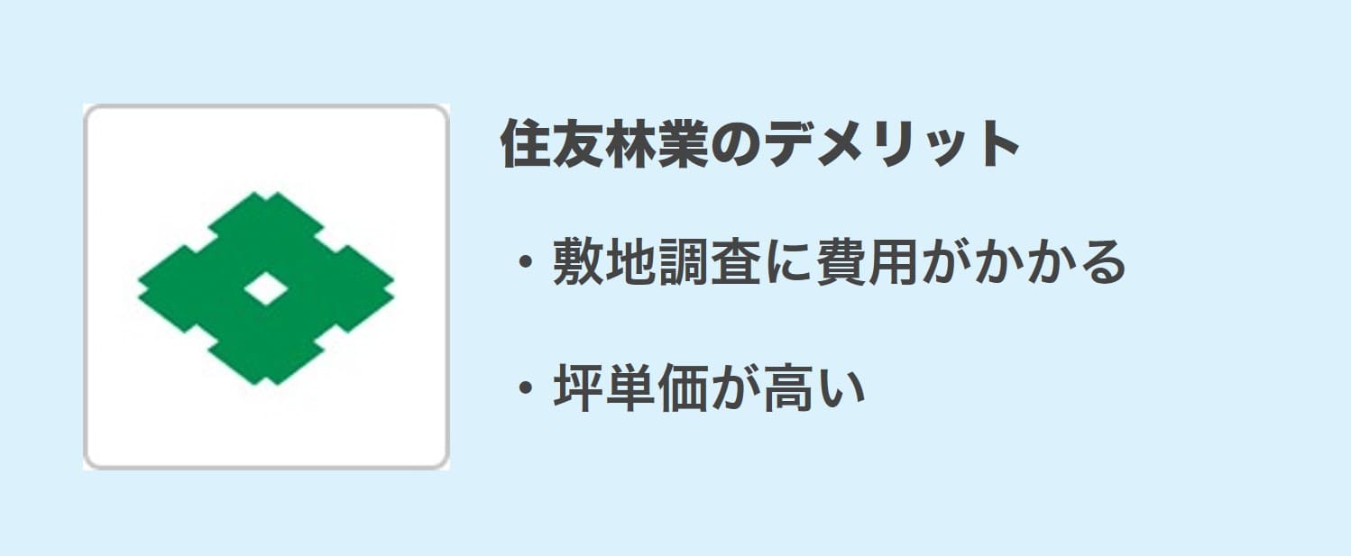 住友林業のデメリット