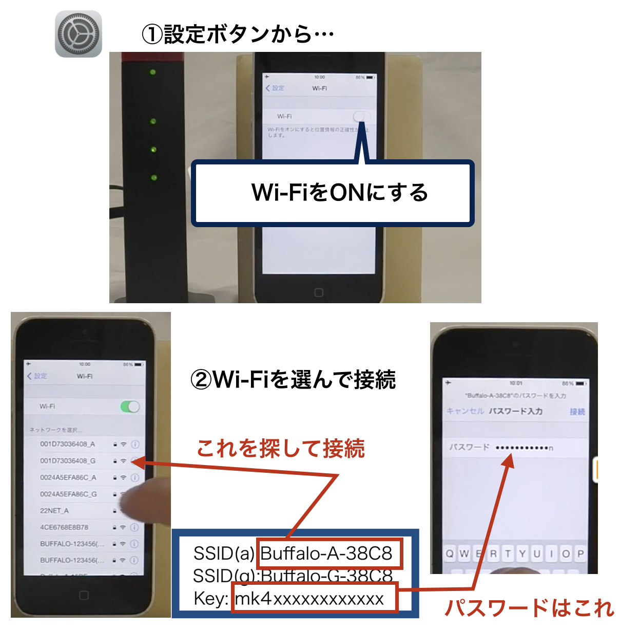 ルーター 設定方法