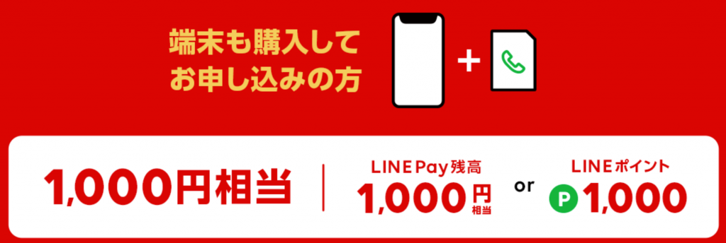 LINEモバイル　キャンペーン