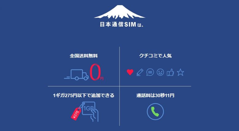 日本通信SIM