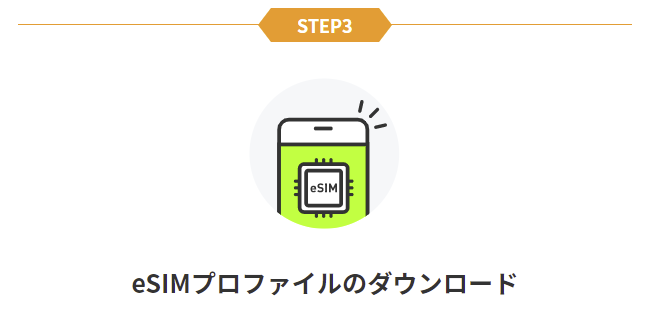 LINEMOの乗り換え方法（eSIM）