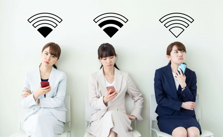 「wifi つながらない」アイキャッチ