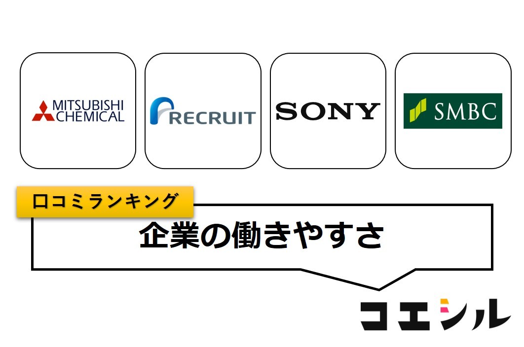 企業の働きやすさランキング【評判・口コミ】