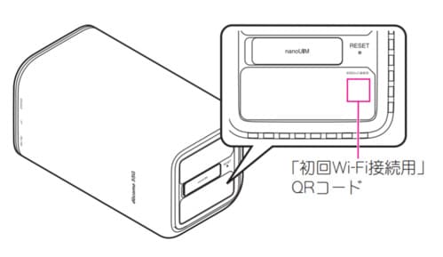 ドコモhome5Gのホームルーター「HR01」でQRコードでWi-Fi接続する方法