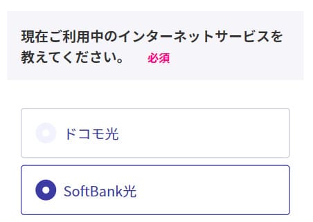 楽天ひかりの申し込み方法の解説3