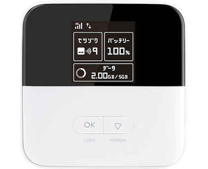 ポケット型Wi-Fi「801ZT」