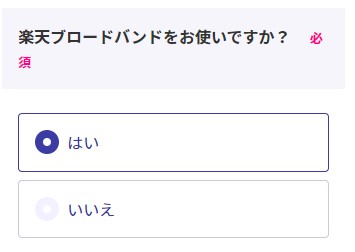 楽天ひかりの申し込み方法の解説2