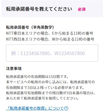 楽天ひかりの申し込み方法の解説3