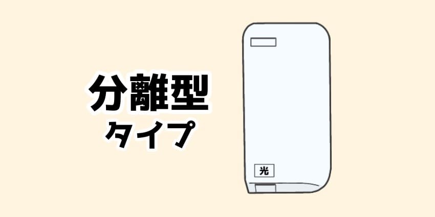 光コンセント分離型タイプのイラスト