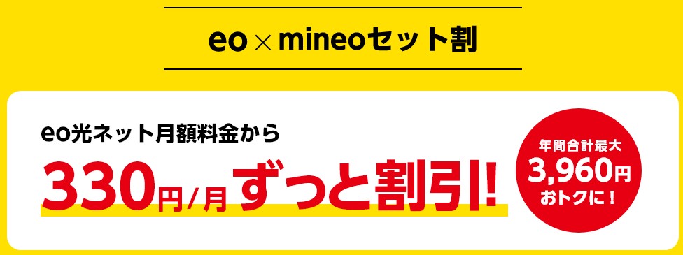 eo×mineoセット割