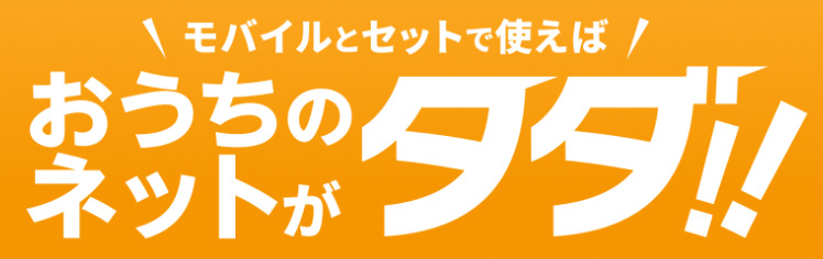 楽天ひかりは楽天モバイルとセットにすれば1年間の月額料金が無料