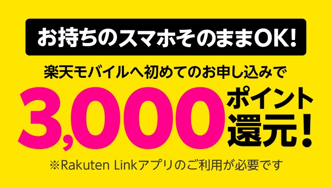 最大30,000円相当分をポイント還元キャンペーン