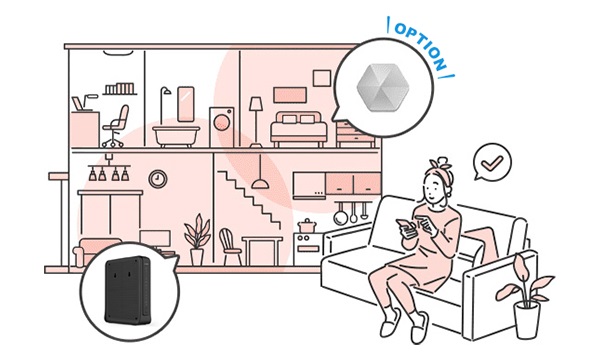 JCOMネット メッシュWiFi追加ポッドの図